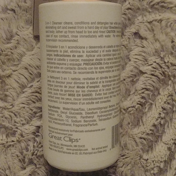 Great Clips Kids solutions 3-in-1 cleanser - Picture 3 of 3